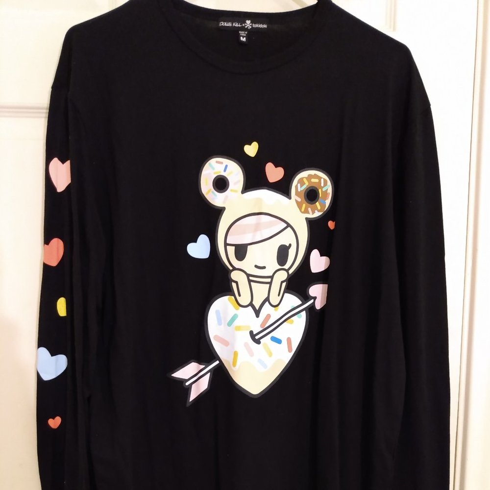 Dolls Kill x Tokidoki black long  sleeve tee